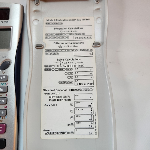 Casio Fx-115MS S-VPAM Scientific Calculator with Case Cover - Picture 4 of 11